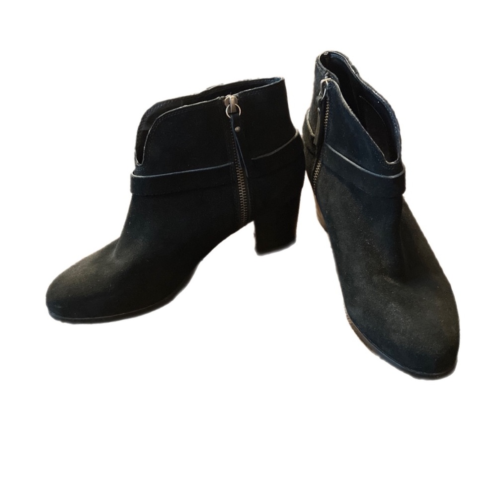 MIA Womens Franzie Black Ankle Boots Size 9 (1760621)